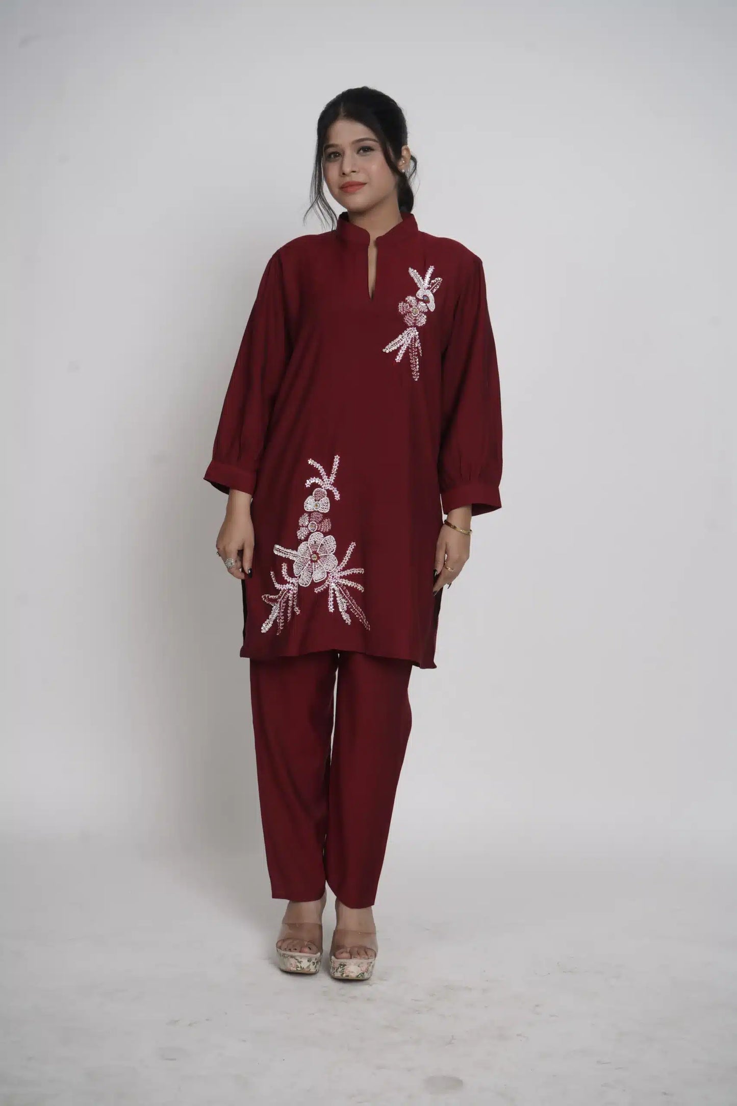 Elegant Black Indo Western Dress Stylish Co-ord Set
