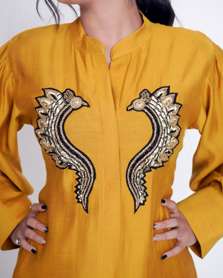 Mustard Designer Co-Ord Set