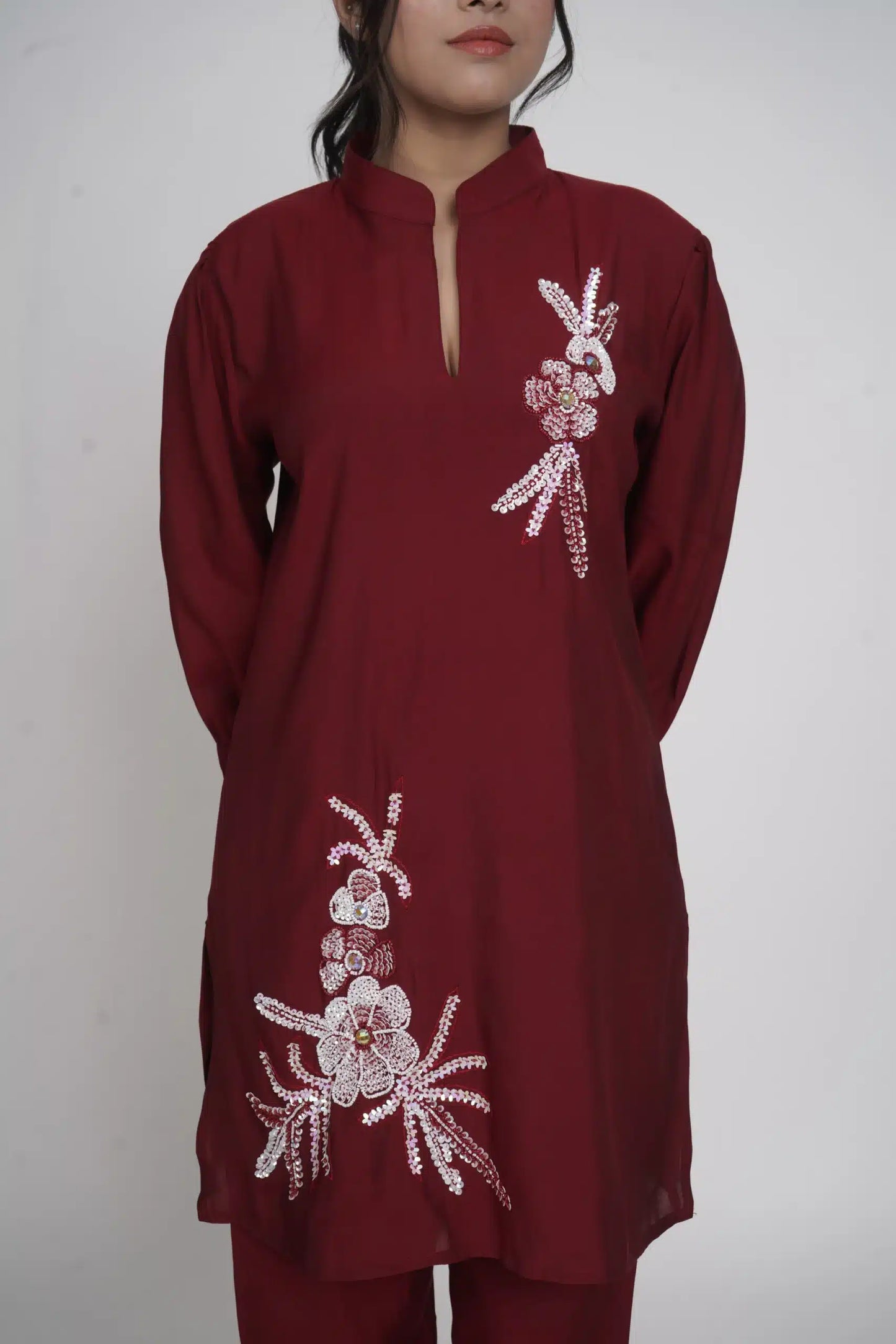 Elegant Black Indo Western Dress Stylish Co-ord Set