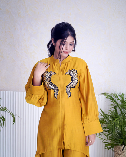 Mustard Designer Co-Ord Set