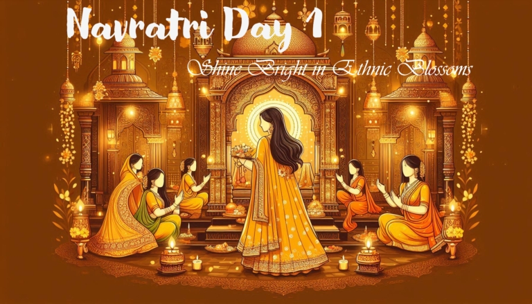 Navratri Day 1: Shine Bright in Ethnic Blossoms’ Stunning Yellow Dresses!