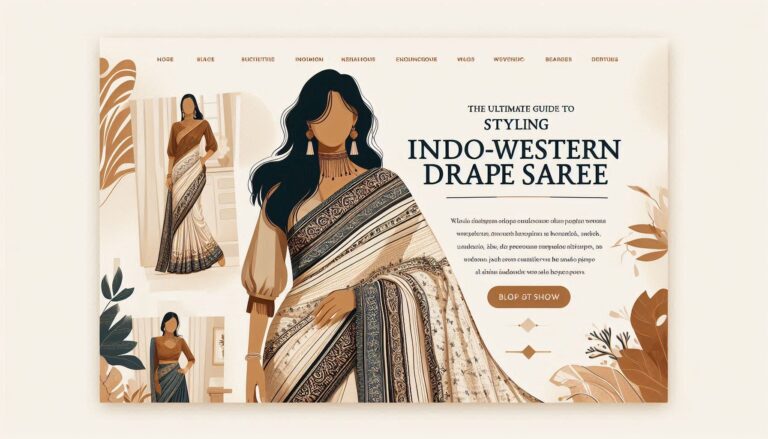 The Ultimate Guide to Styling Indo-Western Drape Sarees