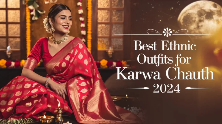 Best 5 Ethnic Women’s Outfits to Shine on This Karwa Chauth