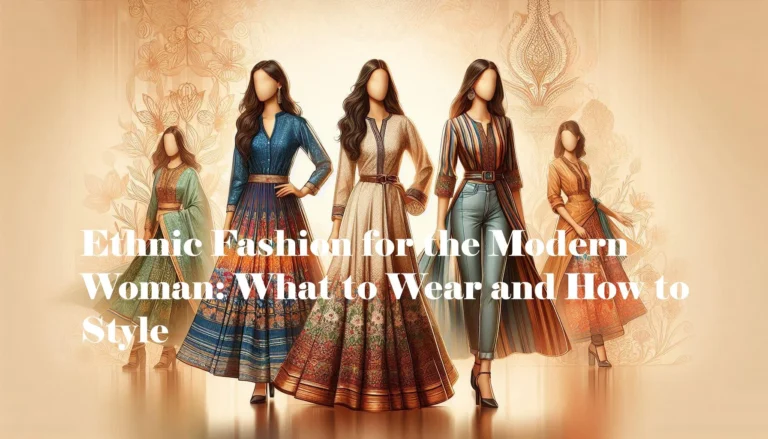 Ethnic Fashion for the Modern Woman: What to Wear and How to Style