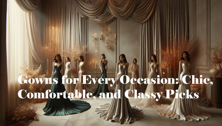 Gowns for Every Occasion: Chic, Comfortable, and Classy Picks